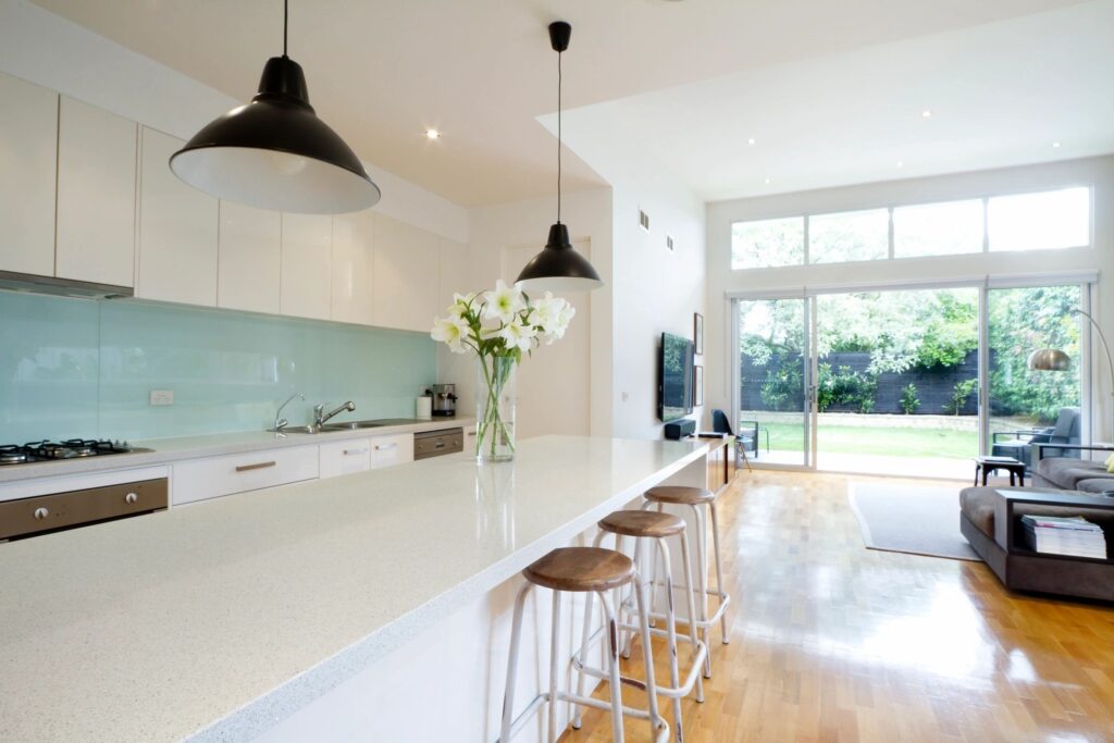 Natural light in kitchen extension